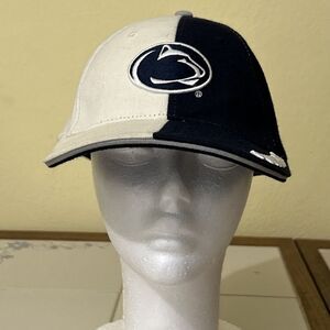 Colosseum Vintage Penn State Wool Split Panel Embroidered Just Fit Flex Hat